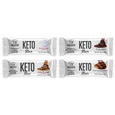 Genius Gourmet Keto Protein & Snack Bars - 4-Flavor Variety Pack