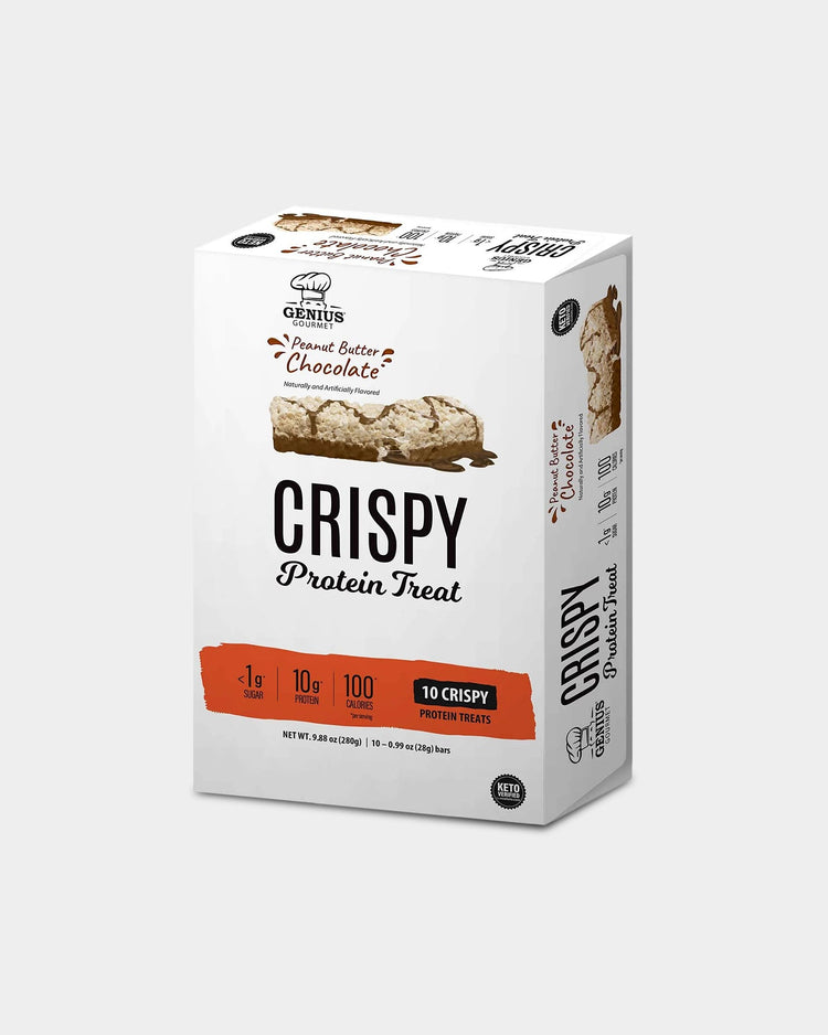 Genius Gourmet Crispy Protein Treat, 10 Pack