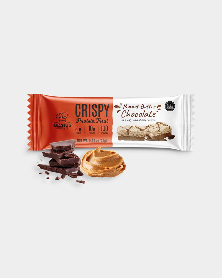 Genius Gourmet Crispy Protein Treat, 10 Pack