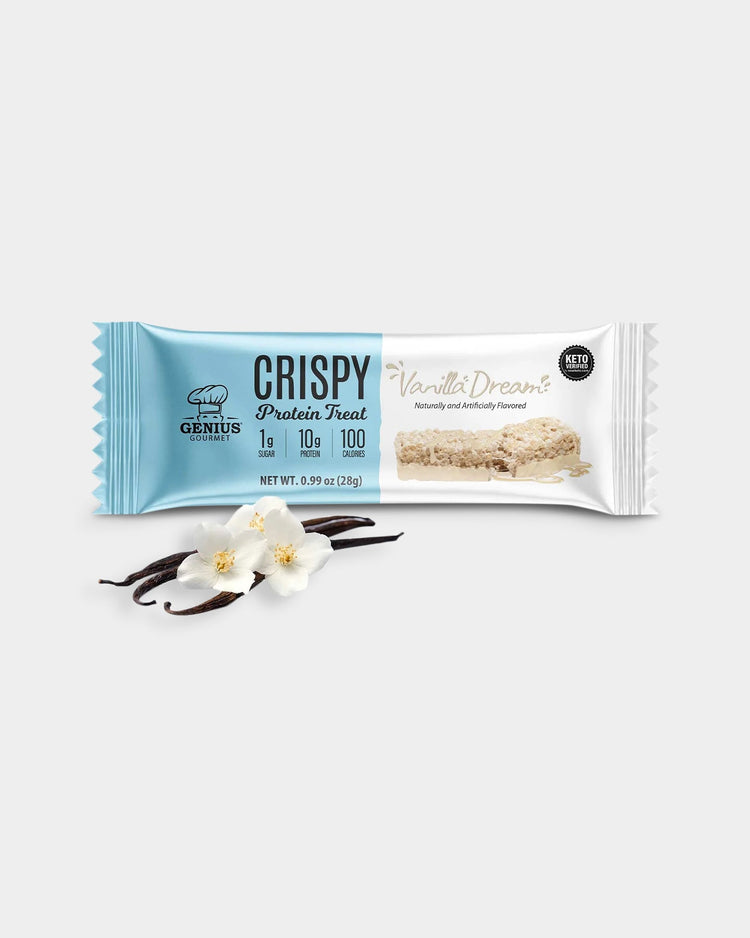 Genius Gourmet Crispy Protein Treat, 10 Pack