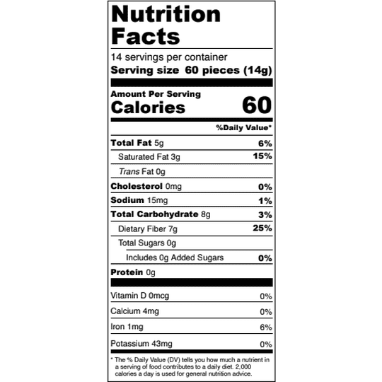 ChocZero No Sugar Added Peanut Butter Baking Chips 7 oz