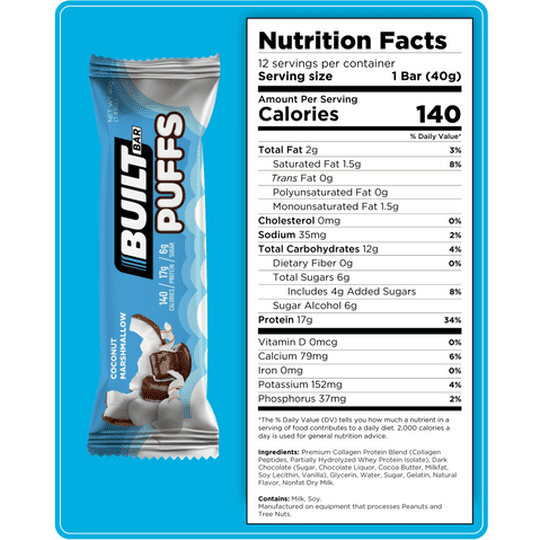 Built Bar Protein Puffs - Variety Pack
