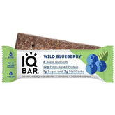 IQBar Vegan and Keto Protein Bars - Wild Blueberry