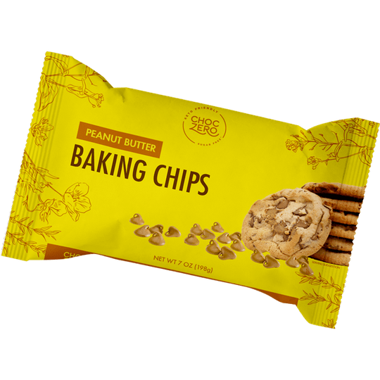 ChocZero No Sugar Added Peanut Butter Baking Chips 7 oz