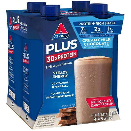 Atkins Nutritionals Plus Protein & Fiber Ready-to-Drink Shakes
