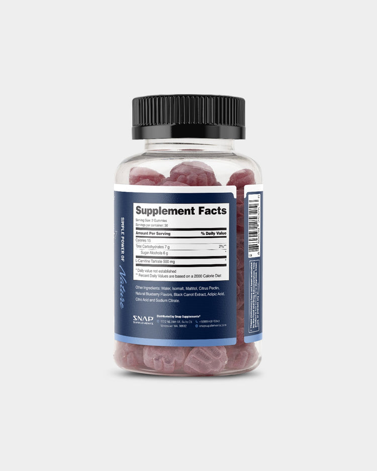 SNAP Supplements L-Carnitine Gummies