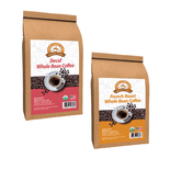 Alex's Low Acid Organic Coffee™ Perfectly Prepared Host 5lb Whole Bean Variety Pack