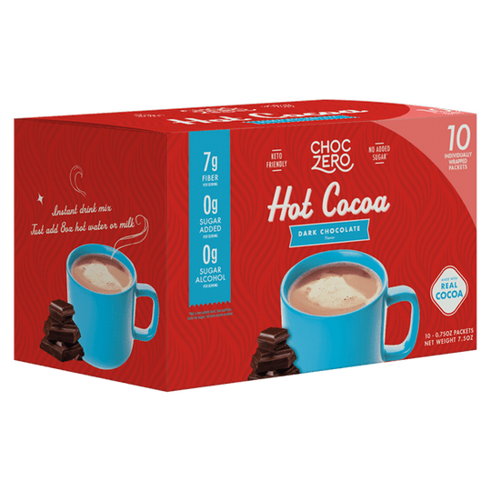 ChocZero Hot Cocoa 10 packet box