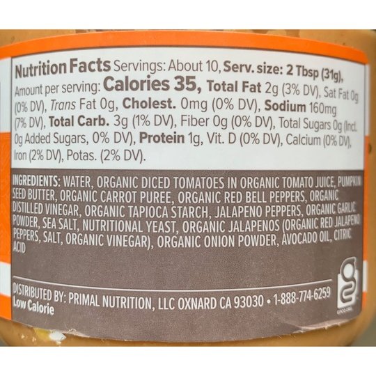 Primal Kitchen No Dairy Queso-Style Plant Based Dip, 11.5 oz