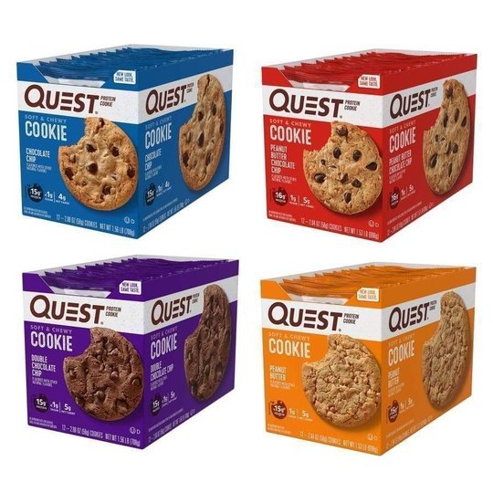 Quest Protein Cookies - 4-Flavor Variety Pack