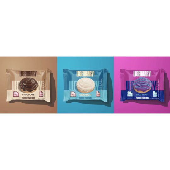 Protein Sweet Roll by Legendary Foods - Variety Pack