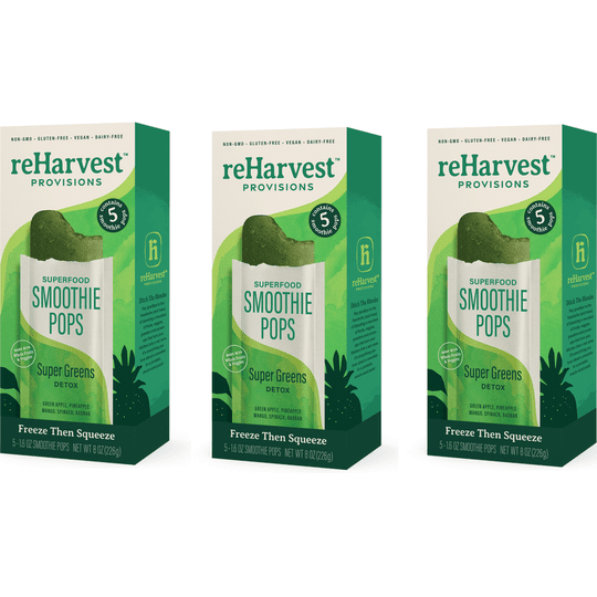reHarvest Provisions Smoothie Pops - Super Greens