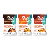 Baked Peanut Puff Snack by P-Nuff Crunch - Variety Pack