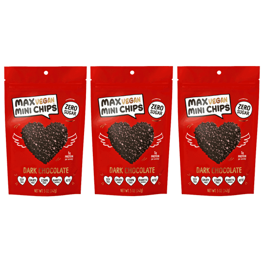 Know Brainer Foods Max Vegan Zero Sugar Mini Chips - Dark Chocolate