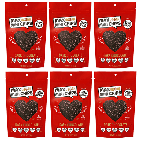 Know Brainer Foods Max Vegan Zero Sugar Mini Chips - Dark Chocolate