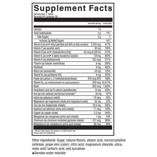 Celebrate Multivitamin ADEK with Iron