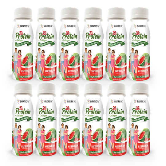 BariatricPal 30g Whey Protein & Collagen Power Pro Shots - Watermelon
