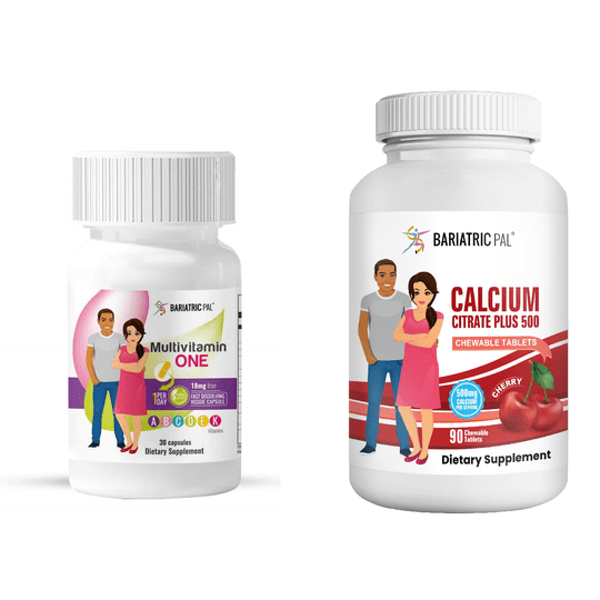 Gastric Bypass Complete Bariatric Vitamin Pack by BariatricPal - Capsules & Chewables