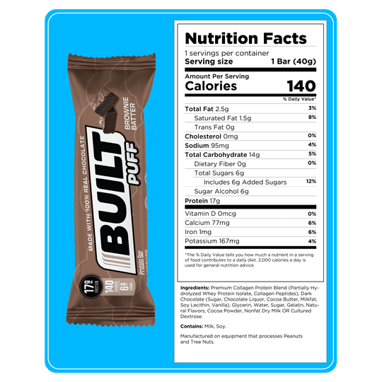 Built Bar Protein Puffs - Brownie Batter