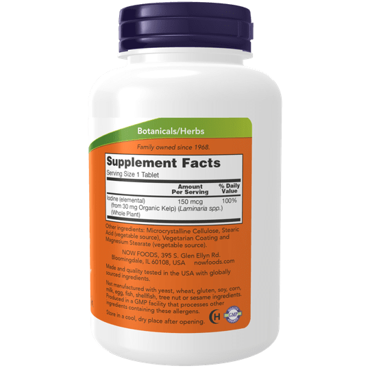 NOW Kelp 150 mcg 200 Tablets