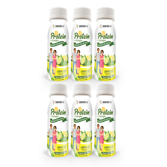 BariatricPal 30g Whey Protein & Collagen Power Pro Shots - Lemon Lime