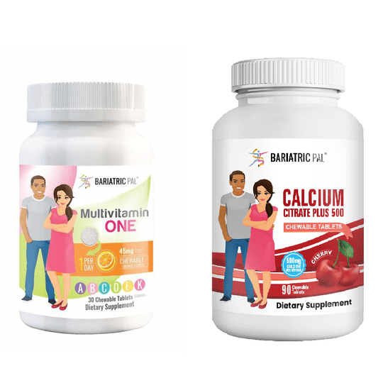 Gastric Bypass Complete Bariatric Vitamin Pack by BariatricPal - Capsules & Chewables