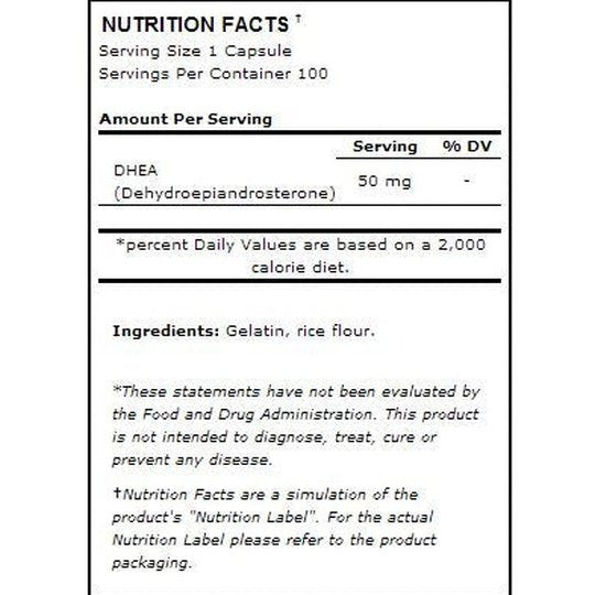NutraKey DHEA 50mg