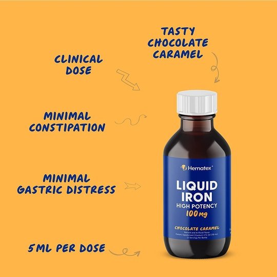 Hematex Super High Potency Liquid Iron (100mg)