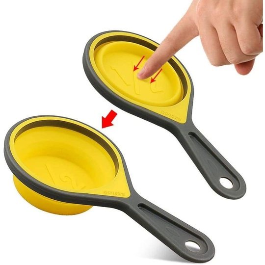 8 Piece Collapsible Measuring Cups and Spoons Set by BariatricPal