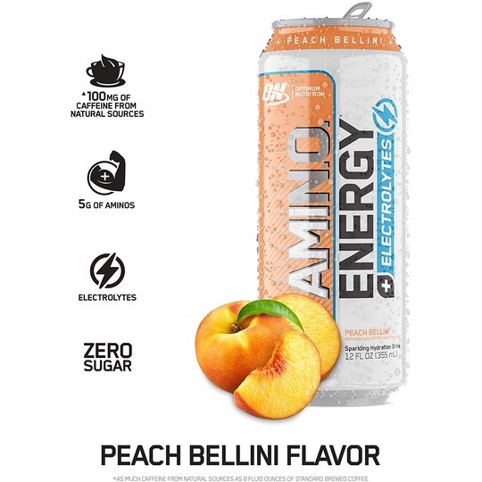 Optimum Nutrition Sparkling Amino Energy RTD