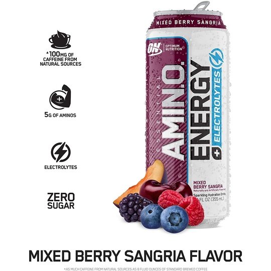 Optimum Nutrition Sparkling Amino Energy RTD