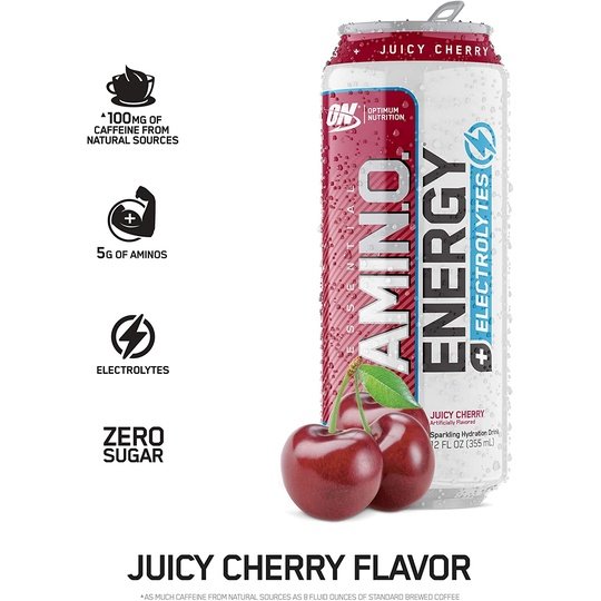 Optimum Nutrition Sparkling Amino Energy RTD