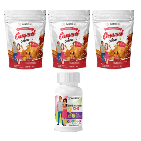 Gastric Band Complete Bariatric Vitamin Pack by BariatricPal - Capsules & Chews