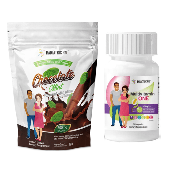 Gastric Bypass Complete Bariatric Vitamin Pack by BariatricPal - Capsules & Chews