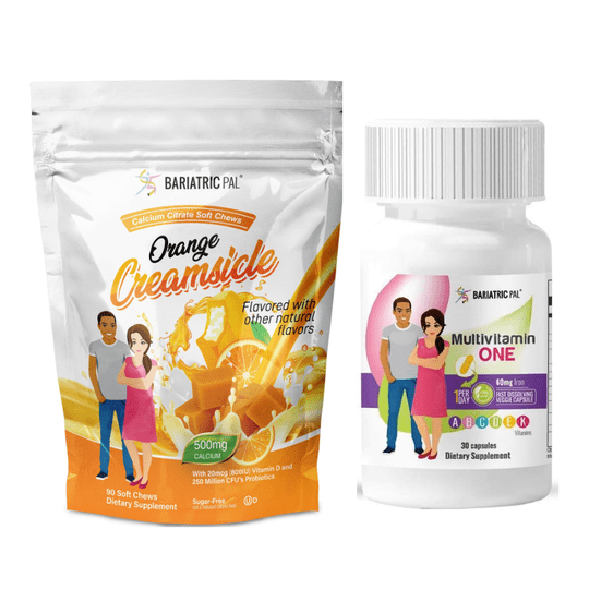 Gastric Bypass Complete Bariatric Vitamin Pack by BariatricPal - Capsules & Chews