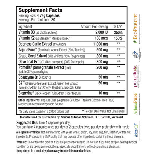 SNS Cardiovascular Support XT