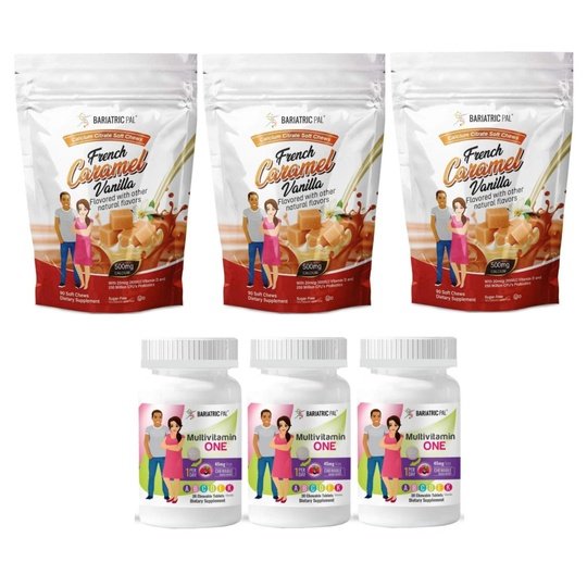 Gastric Band Complete Bariatric Vitamin Pack by BariatricPal - Chewables & Chews
