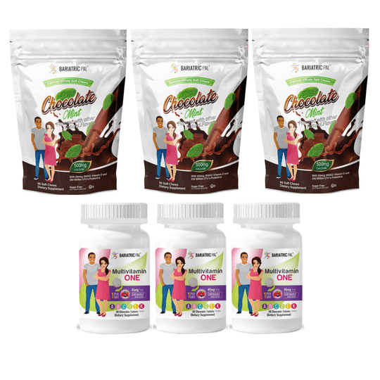Gastric Band Complete Bariatric Vitamin Pack by BariatricPal - Chewables & Chews