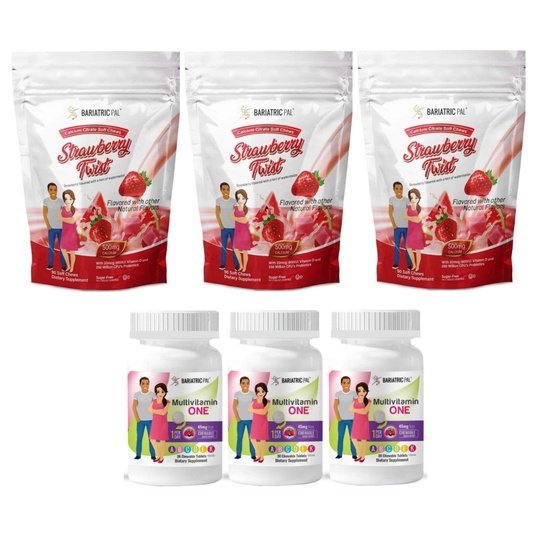 Gastric Band Complete Bariatric Vitamin Pack by BariatricPal - Chewables & Chews