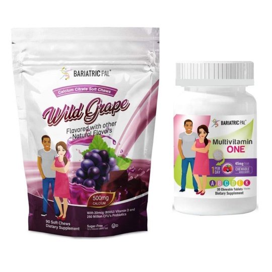 Gastric Band Complete Bariatric Vitamin Pack by BariatricPal - Chewables & Chews