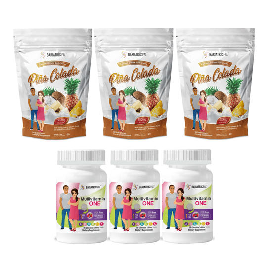 Gastric Band Complete Bariatric Vitamin Pack by BariatricPal - Chewables & Chews