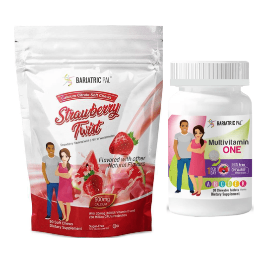 Gastric Band Complete Bariatric Vitamin Pack by BariatricPal - Chewables & Chews