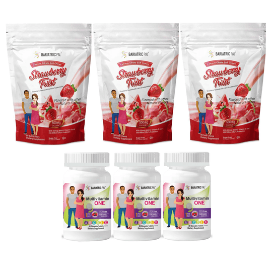 Gastric Band Complete Bariatric Vitamin Pack by BariatricPal - Chewables & Chews
