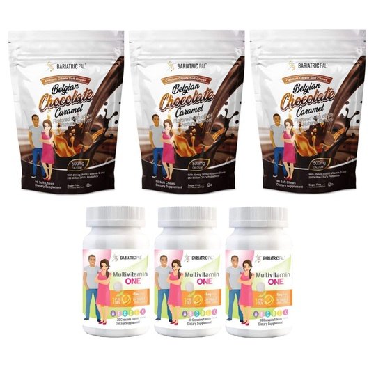 Gastric Band Complete Bariatric Vitamin Pack by BariatricPal - Chewables & Chews