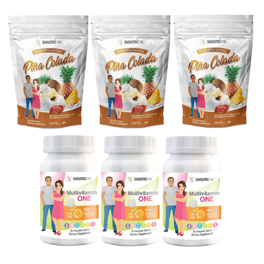 Gastric Band Complete Bariatric Vitamin Pack by BariatricPal - Chewables & Chews