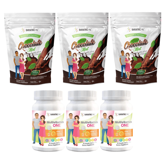 Gastric Band Complete Bariatric Vitamin Pack by BariatricPal - Chewables & Chews