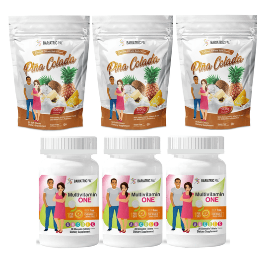 Gastric Band Complete Bariatric Vitamin Pack by BariatricPal - Chewables & Chews