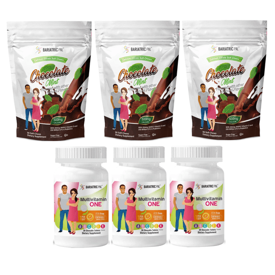 Gastric Bypass Complete Bariatric Vitamin Pack by BariatricPal - Chewables & Chews