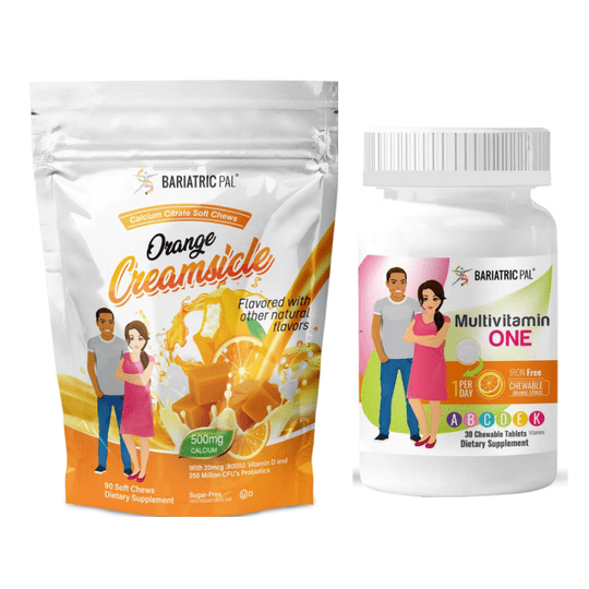 Gastric Sleeve Complete Bariatric Vitamin Pack by BariatricPal - Chewables & Chews