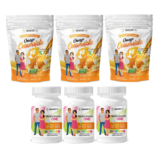 Gastric Band Complete Bariatric Vitamin Pack by BariatricPal - Chewables & Chews